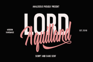 Aquilland Script Font for Modern Branding