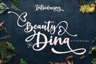 Beauty Dina Font for Web Design and Branding