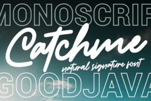 Catchme Script Font for Editorial Design