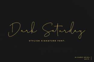 Dark Saturday: A Font That Speaks to the Soul of Your Craft