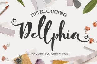 Dellphia Font for Handmade Creations