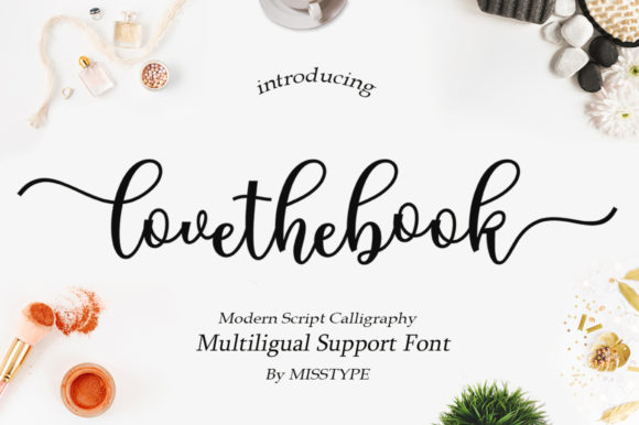 Designing with Lovethebook: A Font That Speaks Romance