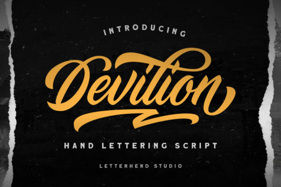 Devilion: A Bold Script Font for Modern Branding