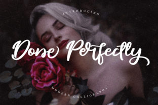 Done Perfectly: A Script Font That Elevates Handmade Creations