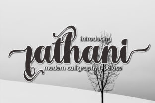 Fathani: A Modern Script Font for Eye-Catching Campaigns