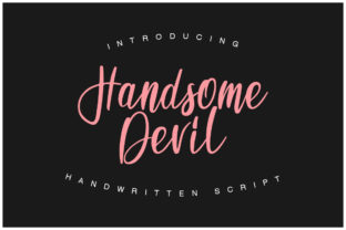 Handsome Devil Font for Handmade Creations