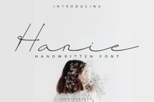 Hanie Script Font for Editorial Design