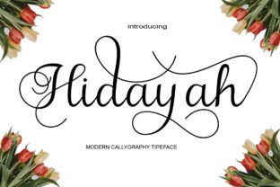 Hidayah Script Font for Editorial Design