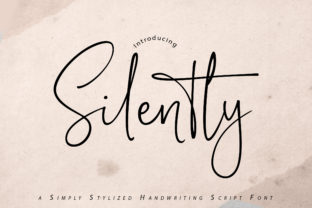 Introducing Silently: A Script Font for Crafters and Designers