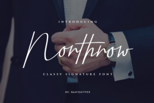 Northrow: A Light and Charming Script Font for Modern Web Design