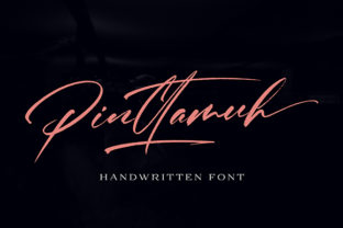 Pinttamuh Script Font for Web Design
