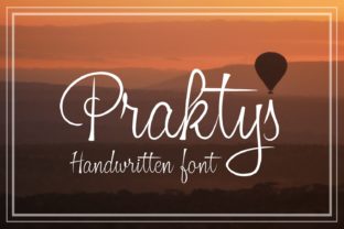 Praktys: A Sweet Script Font for Web Design