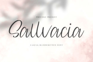 Sallvacia: A Script Font That Elevates Digital Design