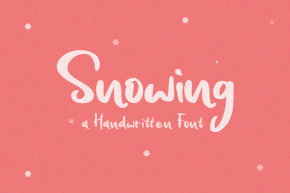 Snowing Font for Winter-Themed Web Designs