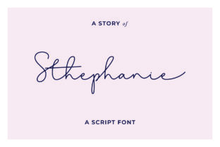 Stephanie: A Friendly Script Font That Stands Out