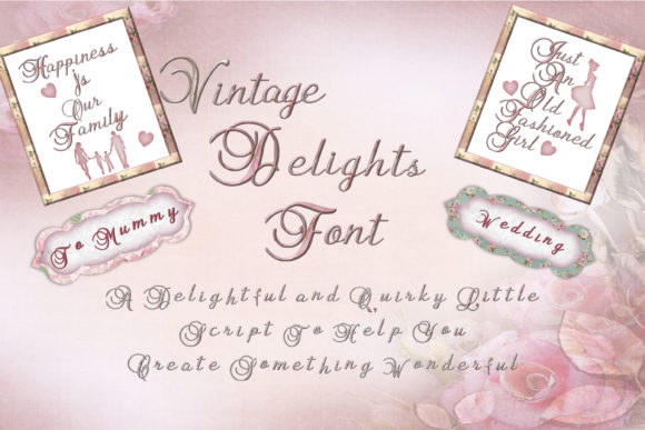 Vintage Delights: A Font That Breathes Life Into Your Crafts