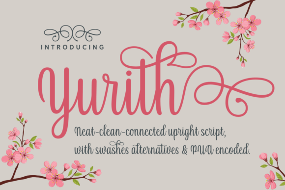 Yurith: A Charming Script Font for Web Design